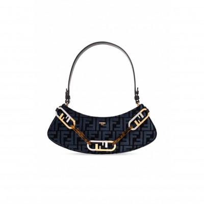 FENDI MONOGRAM O'LOCK SWING SHOULDER BAG  (32*11*5cm)